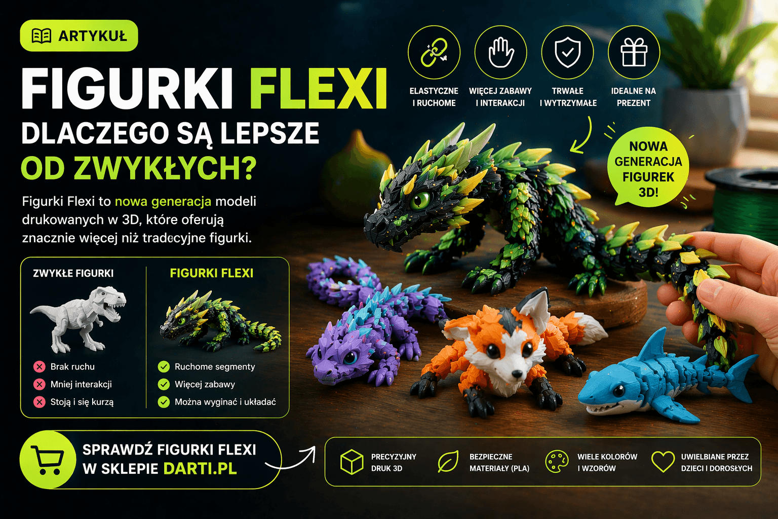 👉 Figurki Flexi – dlaczego są lepsze od zwykłych?