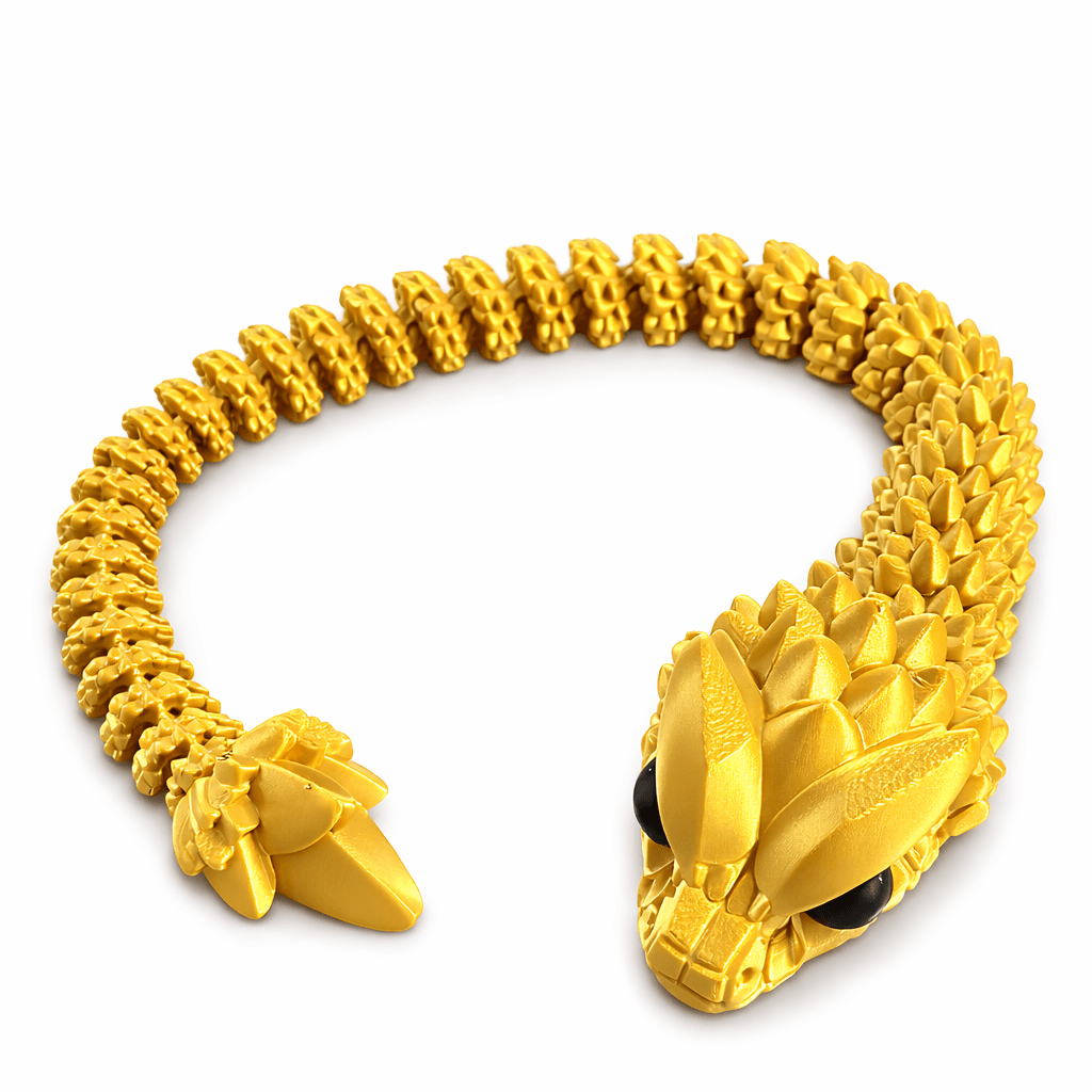 60 cm Długi wąż złoty Flexi