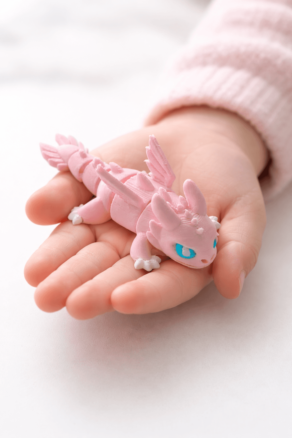8cm różowy smoczek flexi
